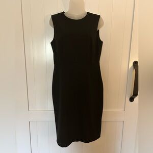 Ann Taylor Elegant Black Sleeveless Dress